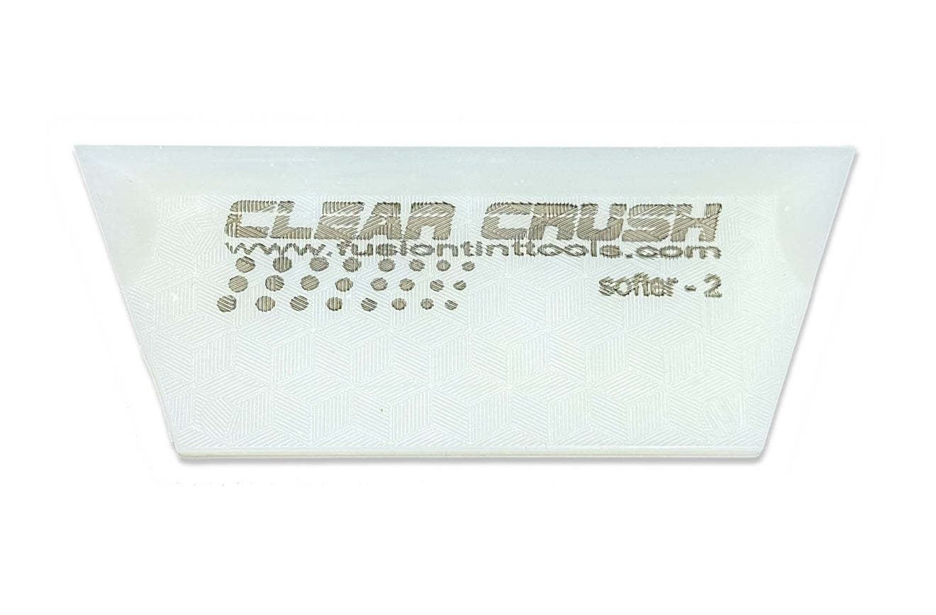 5” CLEAR CRUSH CROPPED SQUEEGEE BLADE5