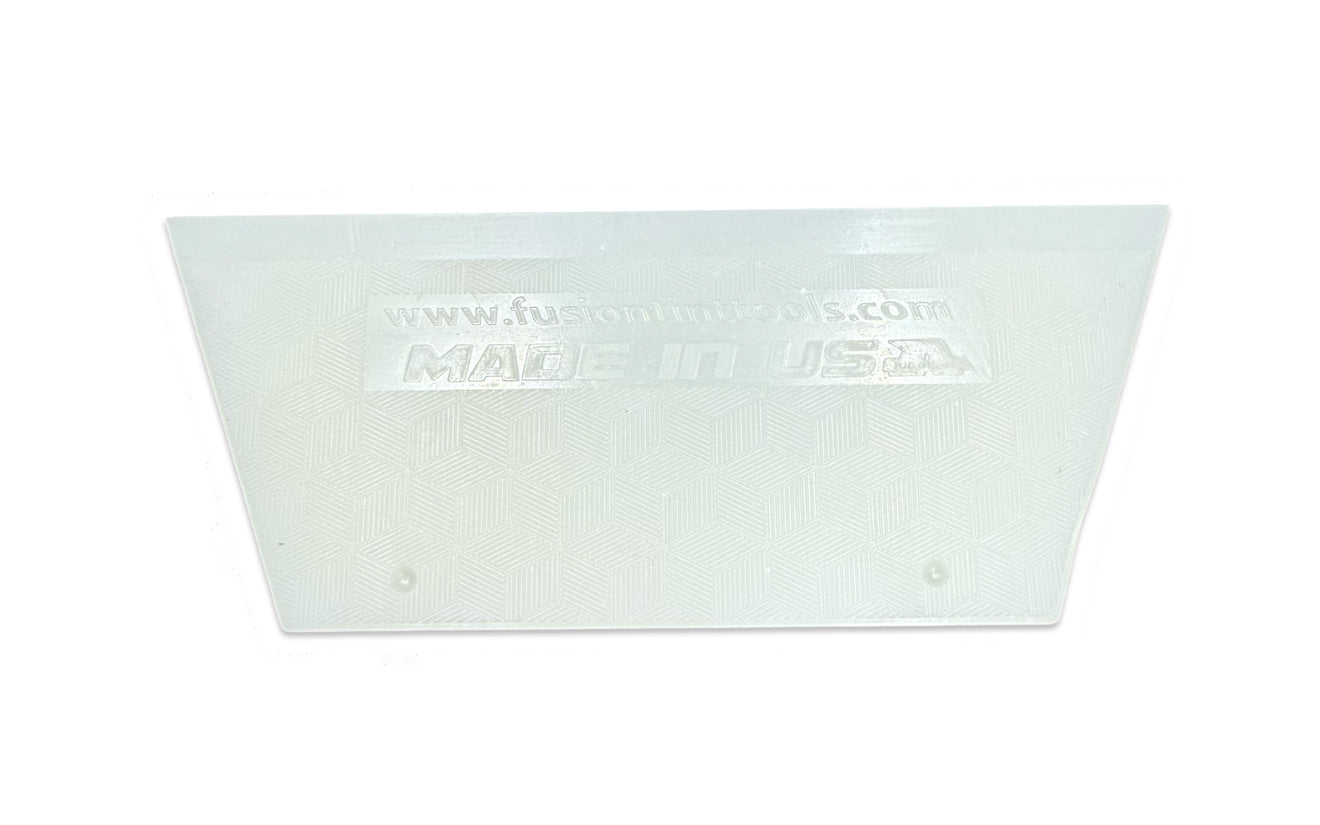 5” CLEAR CRUSH CROPPED SQUEEGEE BLADE5