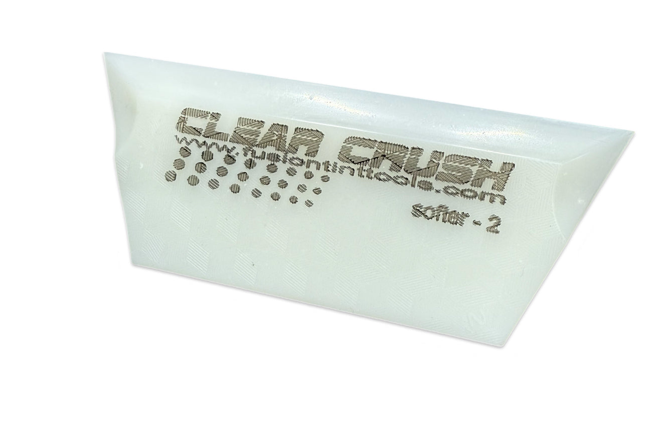 5” CLEAR CRUSH CROPPED SQUEEGEE BLADE5