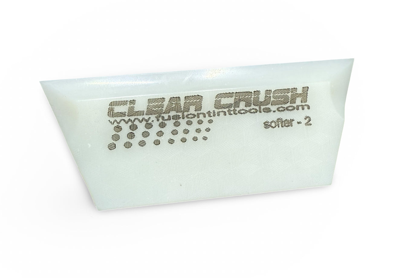 5” CLEAR CRUSH CROPPED SQUEEGEE BLADE5