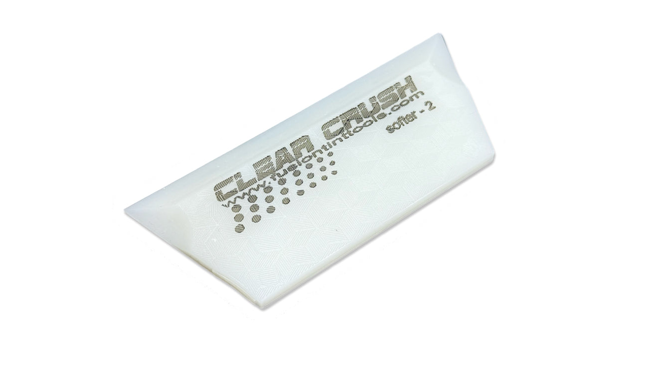 5” CLEAR CRUSH CROPPED SQUEEGEE BLADE5