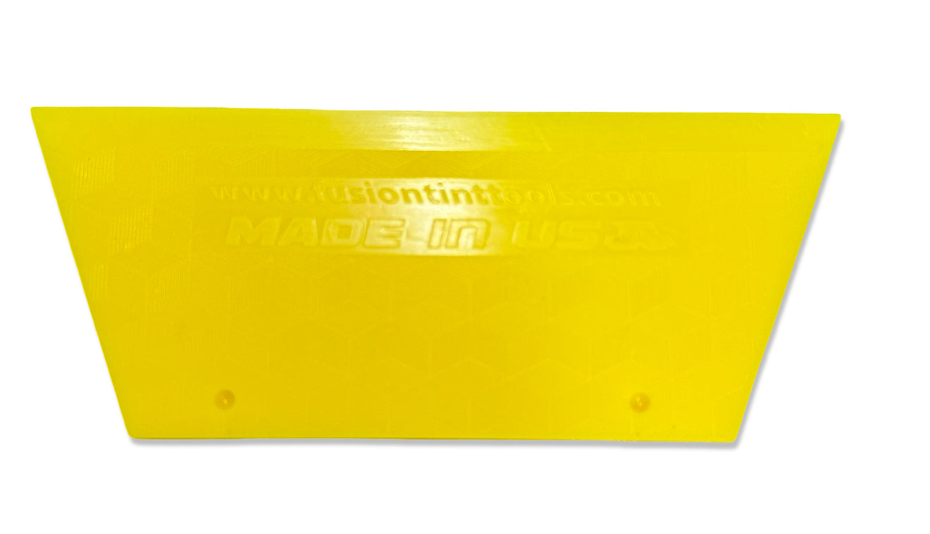 5" Yellow Flat Out Squeegee Blade by Fusion Tools