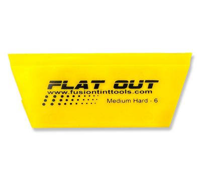 5" Yellow Flat Out Squeegee Blade by Fusion Tools