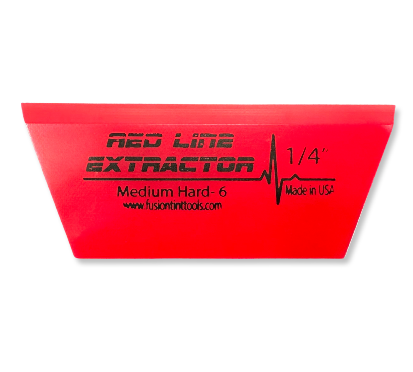 5" Red Line Extractor Squeegee Blade by Fusion Tools