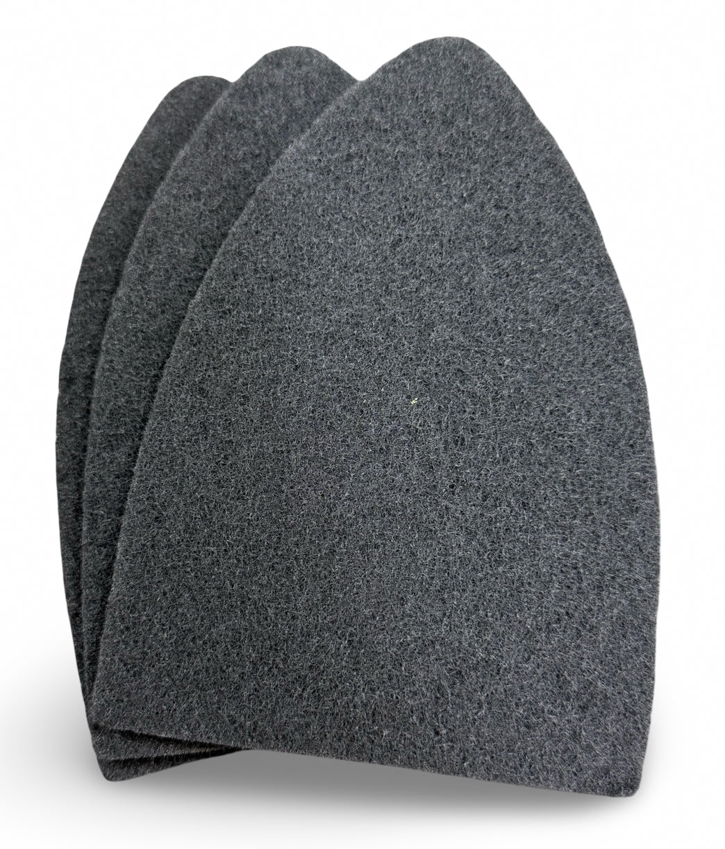 Scrub-It Replacement Pads Charcoal Black (3 or 10 Pack)