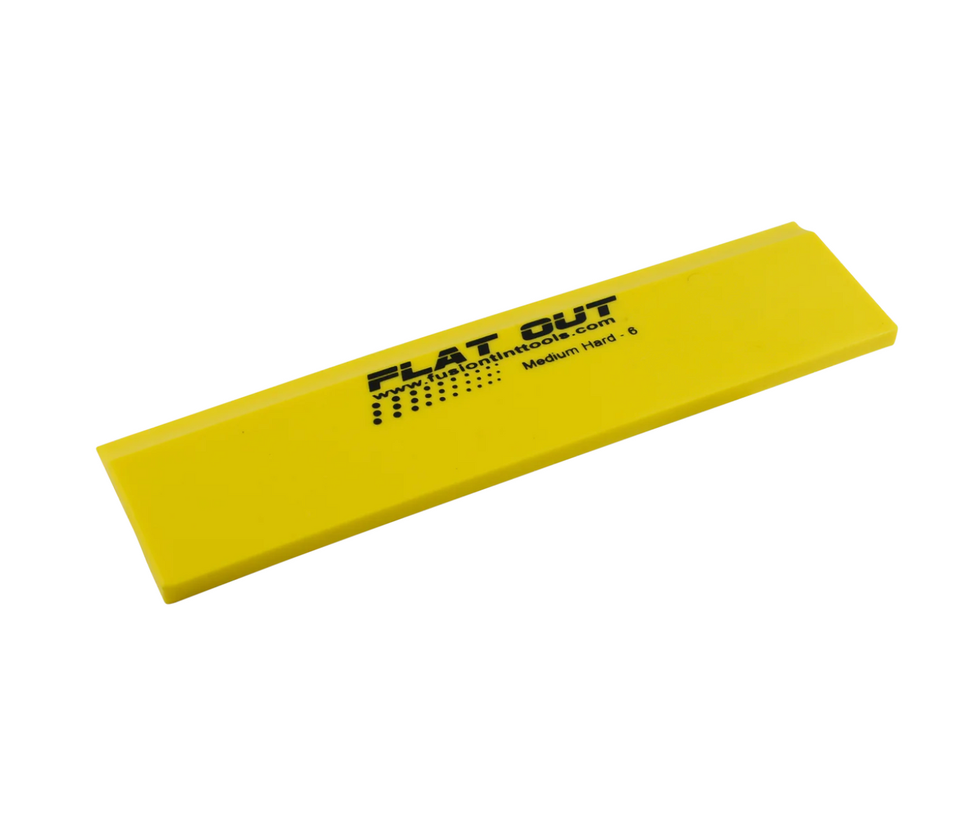 8" Yellow Flat Out Squeegee Blade by Fusion