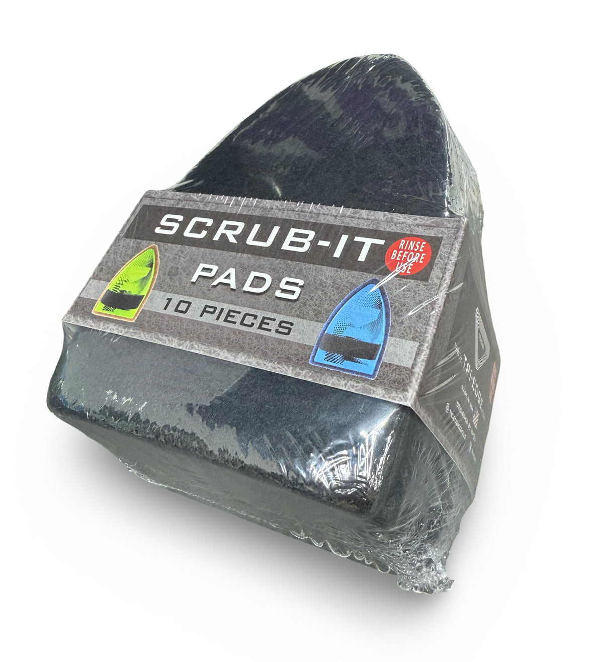 Scrub-It Replacement Pads Charcoal Black (3 or 10 Pack)