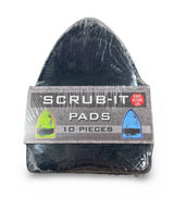 Scrub-It Replacement Pads Charcoal Black (3 or 10 Pack)