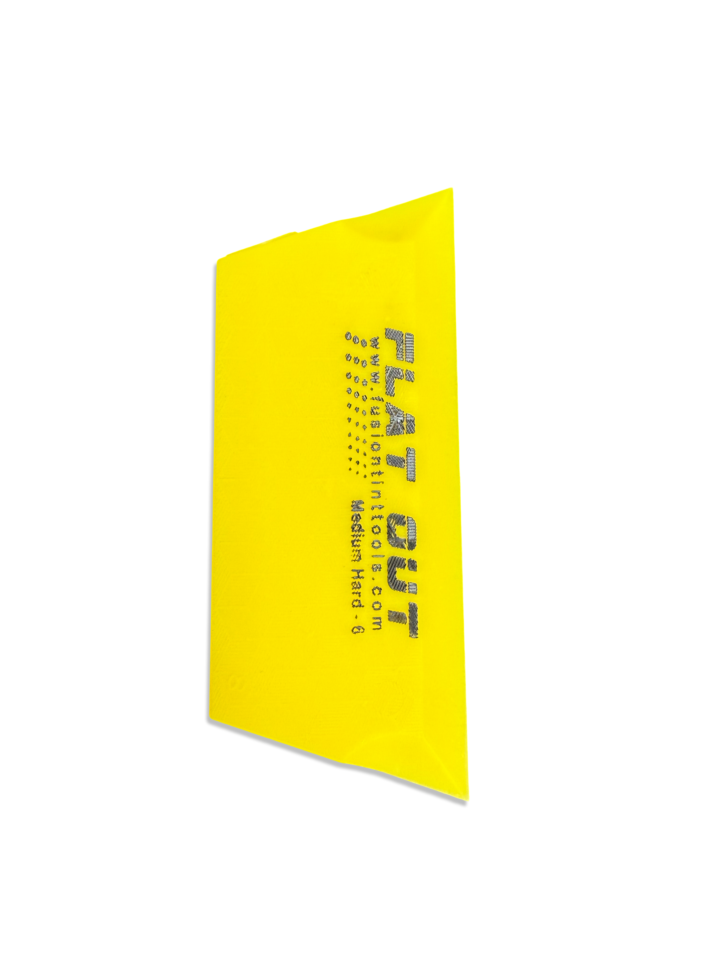 5" Yellow Flat Out Squeegee Blade by Fusion Tools