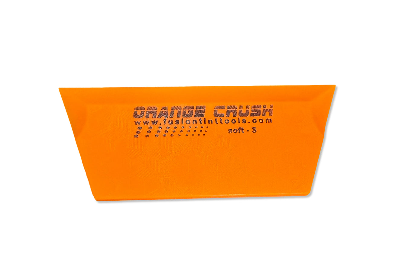5” Orange Crush Cropped Squeegee Blade by Fusion Tools