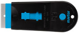 SCRAPEX CLEANY plastic glass scraper for window tint prep – retractable blade, built-in storage, ergonomic handle.