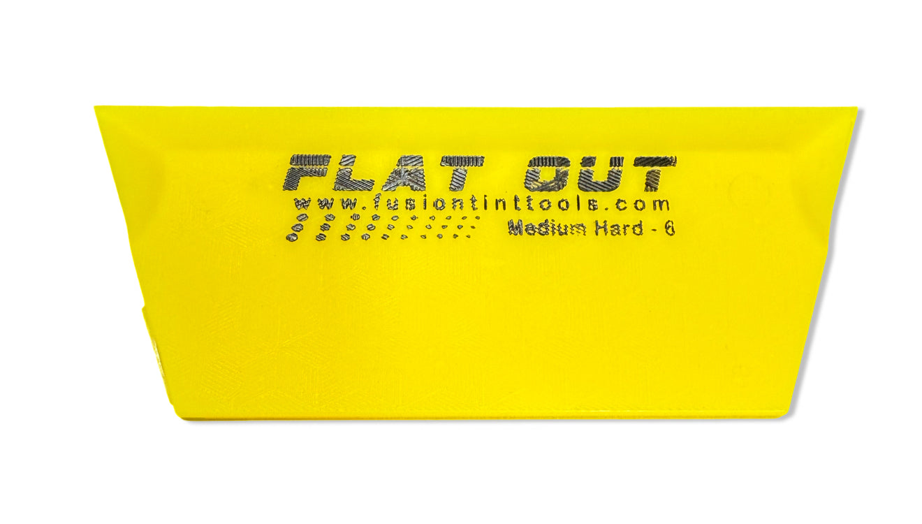 5" Yellow Flat Out Squeegee Blade by Fusion Tools